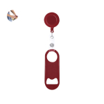 Apribottiglie in acciaio con supporto retrattile e clip 65cm