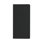 Taccuino A5 a copertina rigida con tasca interna, pagine a righe color nero prima vista