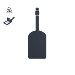 Identificatore per valigie in pelle sintetica con fibbia regolabile