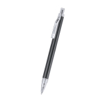 Penna a sfera in alluminio riciclato con dettagli trasparenti, inchiostro blu seconda vista