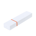 Evidenziatore fluorescente con custodia bianca e inchiostro multicolore terza vista