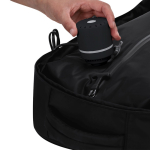 Zaino da viaggio con pompa per il vuoto integrata e fascia per trolley ottava vista