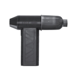 Soffiatore aspiratore portatile in plastica con batteria ricaricabile color nero prima vista