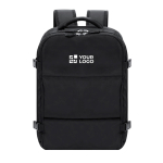 Zaino in nylon sottovuoto estensibile con pompa integrata vista area di stampa