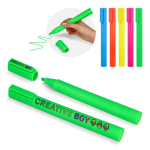 Evidenziatore fluorescente gigante con inchiostro profumato in vari colori