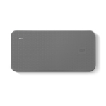 Power bank da 20000mAh con 3 ricariche simultanee e porte USB-A e USB-C color nero seconda vista