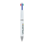 Penna a sfera 4 colori con inchiostro multiplo nero blu rosso e verde