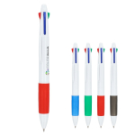 Penna classica a 4 colori di inchiostro con impugnatura antiscivolo