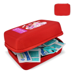 Kit di pronto soccorso con custodia in gomma morbida con certificato UE