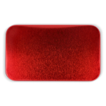 Kit di pronto soccorso in scatola metallica con standard europeo color rosso terza vista