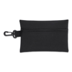 Kit di pronto soccorso in borsa di poliestere da 14 pezzi color nero terza vista