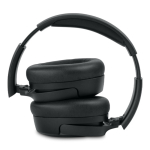 Cuffie con cuscinetti morbidi e microfono con funzione mute color nero quarta vista