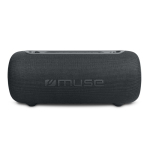 Altoparlante Bluetooth portatile con luce e tracolla resistente all’acqua Muse 30W color nero seconda vista