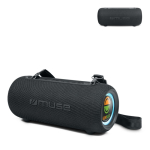 Altoparlante Bluetooth portatile con luce e tracolla resistente all’acqua Muse 30W