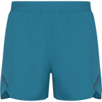 Pantalone da running uomo traspirante in poliestere 110 g/m² Roly Direct Thema color blu grigiastro prima vista d'uso