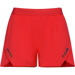 Pantaloncini da running in poliestere traspirante da donna 110 g/m² Roly Direct Stratos color rosso prima vista d'uso