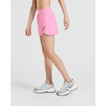 Pantaloncini da running in poliestere traspirante da donna 110 g/m² Roly Direct Stratos color rosa pastello quinta vista d'uso