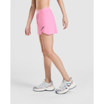 Pantaloncini da running in poliestere traspirante da donna 110 g/m² Roly Direct Stratos color rosa pastello vista dettaglio 4