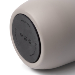 Borraccia termica in acciaio inox riciclato con cannuccia 500 ml color grigio vista dettaglio 4