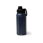 Borraccia termica stile militare in acciaio inox riciclato 540 ml color blu mare seconda vista