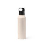 Borraccia termica in acciaio inox riciclato con tappo a pulsante 750ml color beige seconda vista