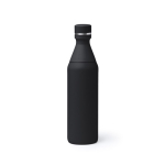 Borraccia termica in acciaio inox con doppia apertura e tappo 550ml color nero seconda vista
