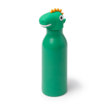 Borraccia termica dal design per bambini con tappo a testa di animale 450ml color verde prima vista d'uso