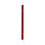 Penna 2 in 1 con finitura metallizzata, matita infinita e inchiostro blu color rosso seconda vista