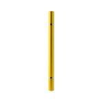 Penna 2 in 1 con finitura metallizzata, matita infinita e inchiostro blu color giallo seconda vista