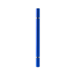 Penna 2 in 1 con finitura metallizzata, matita infinita e inchiostro blu color blu reale seconda vista