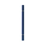 Penna 2 in 1 con finitura metallizzata, matita infinita e inchiostro blu color blu mare seconda vista