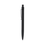 Penna a sfera in alluminio riciclato con dettagli traslucidi, inchiostro blu color nero seconda vista