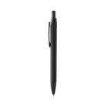 Penna a sfera in alluminio riciclato con ricarica jumbo inchiostro blu color nero seconda vista