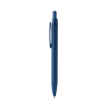 Penna a sfera in alluminio riciclato con ricarica jumbo inchiostro blu color blu reale seconda vista