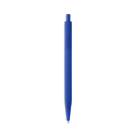Penna a scatto con fusto esagonale opaco, inchiostro blu color blu reale seconda vista