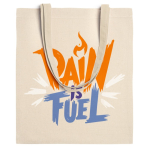 Borsa in cotone naturale con manici lunghi rinforzati 240 g/m² color naturale seconda vista