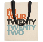 Borsa in cotone 100% con manici lunghi colorati 140 g/m² color nero prima vista d'uso