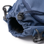 Borsa a tracolla portabottiglie in plastica eco con chiusura regolabile 2,5 L color blu reale vista dettaglio 1