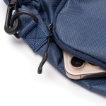 Borsa a tracolla portabottiglie in plastica eco con chiusura regolabile 2,5 L color blu reale vista dettaglio 2