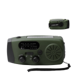 Radio di emergenza multifunzione con torcia e sirena SOS 2000mAh vista principale