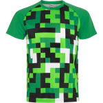 T-shirt tecnica unisex in poliestere manica raglan 150 g/m² Roly Direct Ventor color verde prima vista d'uso