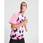 T-shirt tecnica unisex in poliestere manica raglan 150 g/m² Roly Direct Ventor color rosa pastello prima vista d'uso