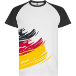 T-shirt selezioni manica corta effetto cotone 190 g/m2 Roly Direct Forza color nero prima vista d'uso