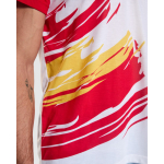 T-shirt selezioni manica corta effetto cotone 190 g/m2 Roly Direct Forza color rosso vista dettaglio 4