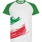 T-shirt selezioni manica corta effetto cotone 190 g/m2 Roly Direct Forza color verde prima vista d'uso