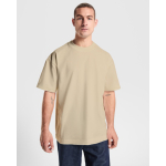 T-shirt unisex oversize in cotone a manica corta 270 g/m² Roly Direct Chow color bianco prima vista d'uso