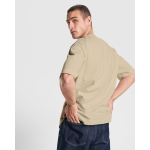 T-shirt unisex oversize in cotone a manica corta 270 g/m² Roly Direct Chow color bianco vista dettaglio 3