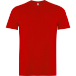 T-shirt unisex in cotone a manica corta 180 g/m2 Roly Direct Kutta color rosso prima vista d'uso