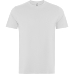 T-shirt unisex in cotone a manica corta 180 g/m2 Roly Direct Kutta color bianco prima vista d'uso