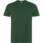 T-shirt unisex in cotone a manica corta 180 g/m2 Roly Direct Kutta color verde bottiglia terza vista